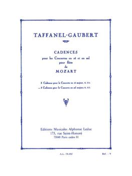 3 Cadences for Mozart's Flute Concerto in G Major (HL-48180856)