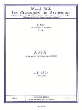 Aria - Classiques No. 19 (for Alto Saxophone and Piano) (HL-48180877)