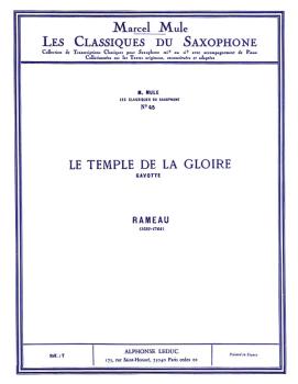 Gavotte - Classiques No. 45 (for Alto Saxophone and Piano) (HL-48180884)