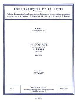 Sonata No. 7, BWV1020 in G Minor - Classiques No. 15 (for Flute and Pi (HL-48180915)