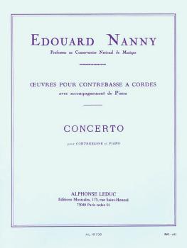 Concerto in E minor (for Double Bass and Piano) (HL-48180921)