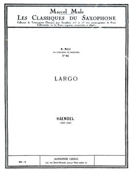 Largo Celebre - Classiques No. 62 (for Alto Saxophone and Piano) (HL-48180934)