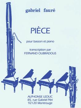 Piece (for Bassoon and Piano) (HL-48181004)