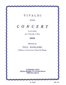 Concerto in E minor (for Cello and Piano) (HL-48181049)