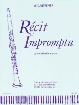Rcit et Impromptu (for Clarinet and Piano) (HL-48181105)