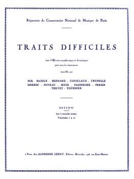 Traits Difficiles (for Bassoon) (HL-48181112)