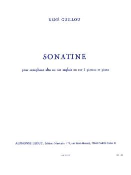 Sonatine (for Alto Saxophone and Piano) (HL-48181149)