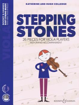 Stepping Stones: 26 Pieces for Viola Players Viola and Piano with Onli (HL-48024499)