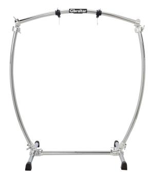 Large Curved Chrome Gong Stand (HL-00279060)