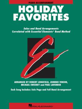 Essential Elements Holiday Favorites: Piano Accompaniment Book with On (HL-00870021)
