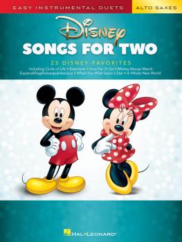 Disney Songs for Two Alto Saxes: Easy Instrumental Duets (HL-00284645)