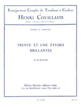 Trente et Une Etudes Brillantes (for Trombone) (HL-48180625)