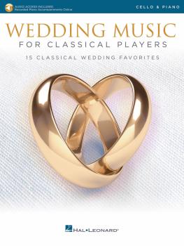 Wedding Music for Classical Players - Cello and Piano (With online aud (HL-00261621)
