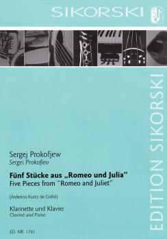 5 Pieces from Romeo and Juliet (Clarinet and Piano) (HL-50601637)