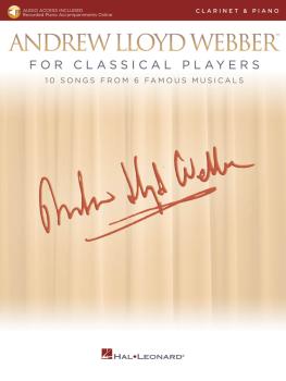 Andrew Lloyd Webber for Classical Players - Clarinet and Piano (With o (HL-00275677)