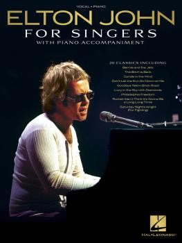 Elton John for Singers (with Piano Accompaniment) (HL-00278114)