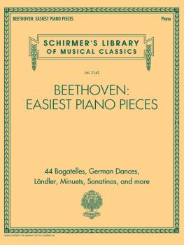 Beethoven: Easiest Piano Pieces: Schirmer's Library of Musical Classic (HL-50601560)