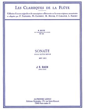 Sonata BWV1013 in A Minor - Classiques No. 18 (for Flute) (HL-48180916)