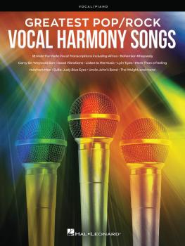 Greatest Pop/Rock Vocal Harmony Songs: Note-for-Note Vocal Transcripti (HL-00278178)