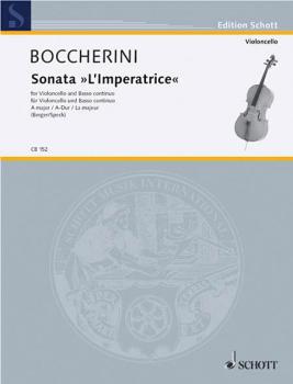 Sonata in A Major L'imperatrice: Cello and Basso Continuo (HL-49001519)