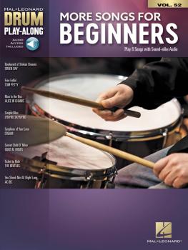 More Songs for Beginners: Drum Play-Along Volume 52 (HL-00278403)