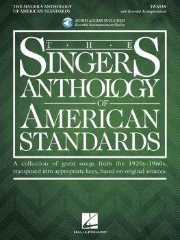 The Singer's Anthology of American Standards: Tenor Edition Book/Audio (HL-00294614)