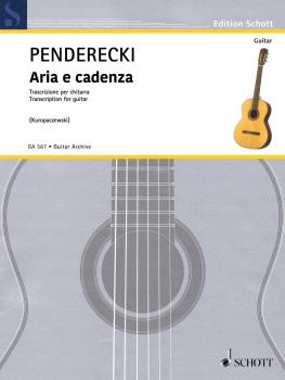 Aria E Cadenza: Transcription for Guitar (HL-49046334)