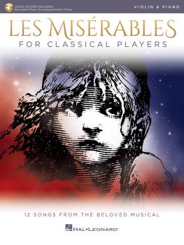 Les Misrables for Classical Players: Violin and Piano with Online Acc (HL-00284865)
