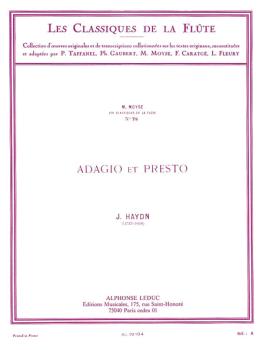 Adagio et Presto - Classiques No. 78 (for Flute and Piano) (HL-48180782)