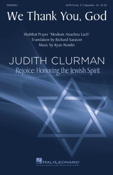 We Thank You, God: Judith Clurman - Rejoice: Honoring the Jewish Spiri (HL-00285561)