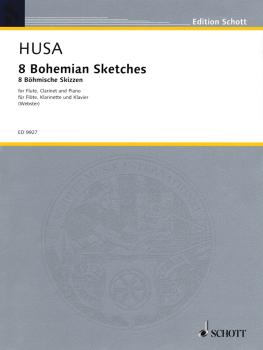 8 Bohemian Sketches (1958) (for Flute, Clarinet & Piano Score and Part (HL-49015584)