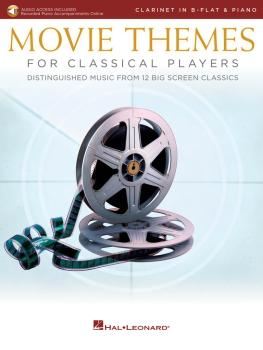 Movie Themes for Classical Players - Clarinet and Piano (With online a (HL-00284609)