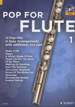 Pop for Flute Book 1: 12 Pop-Hits in Easy Arrangements with additional (HL-49046199)