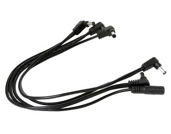 DCA-5 Power Cable: 5-Plug Angled Head DC Cable for Guitar Pedals (HL-00242615)