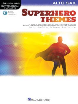 Superhero Themes Instrumental Play-Along for Alto Sax (HL-00363197)