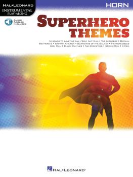Superhero Themes Instrumental Play-Along for Horn (HL-00363200)