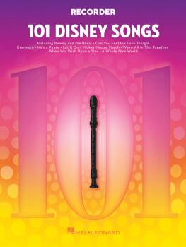 101 Disney Songs (for Recorder) (HL-00366060)