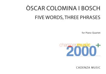 Five Words, Three Phrases (for Piano Quartet Score and Parts) (HL-50602252)