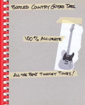 Bootleg Country Guitar Tabs: 100% Accurate - All the Best Twangy Tunes (HL-00160988)
