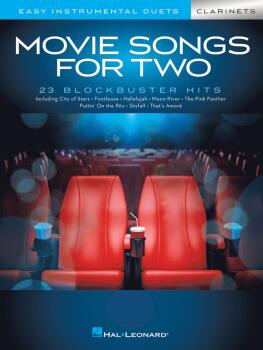 Movie Songs for Two Clarinets: Easy Instrumental Duets (HL-00284652)