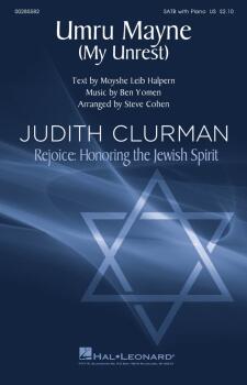 Umru Mayne (My Unrest): Judith Clurman - Rejoice: Honoring the Jewish  (HL-00285582)