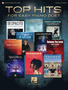 Top Hits for Easy Piano Duet with Recorded Accompaniments (1 Piano, 4  (HL-00326133)