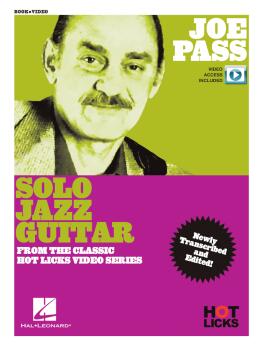 Joe Pass - Solo Jazz Guitar Instructional Book with Online Video Lesso (HL-00338499)