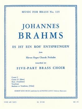 Es Ist Ein Ros' Entsprungen: Brass Ensemble Score and Parts (HL-48185025)