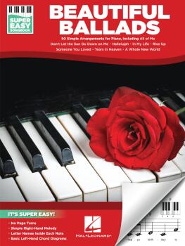 Beautiful Ballads - Super Easy Songbook (HL-00385162)