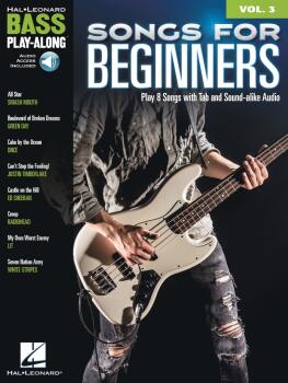 Songs for Beginners: Bass Play-Along Volume 3 (HL-00346426)