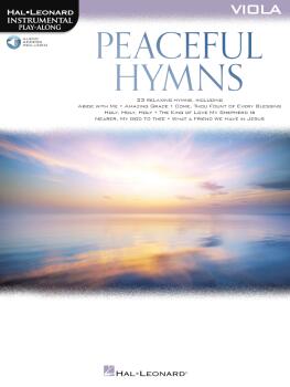 Peaceful Hymns for Viola: Instrumental Play-Along (HL-00366483)