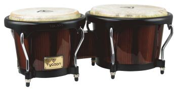 Artist Series Hand-Painted Brown Finish Bongos: 7 inch. & 8-1/2 inch. (TY-00755119)