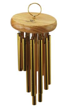 18 Gold Plated Chimes on Siam Oak Bar (TY-00755655)