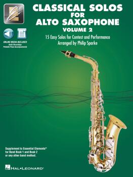 Classical Solos for Alto Sax - Volume 2: 15 Easy Solos for Contest and (HL-00870105)